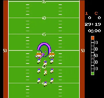 10-Yard Fight (Japan) (Rev 1) screen shot game playing